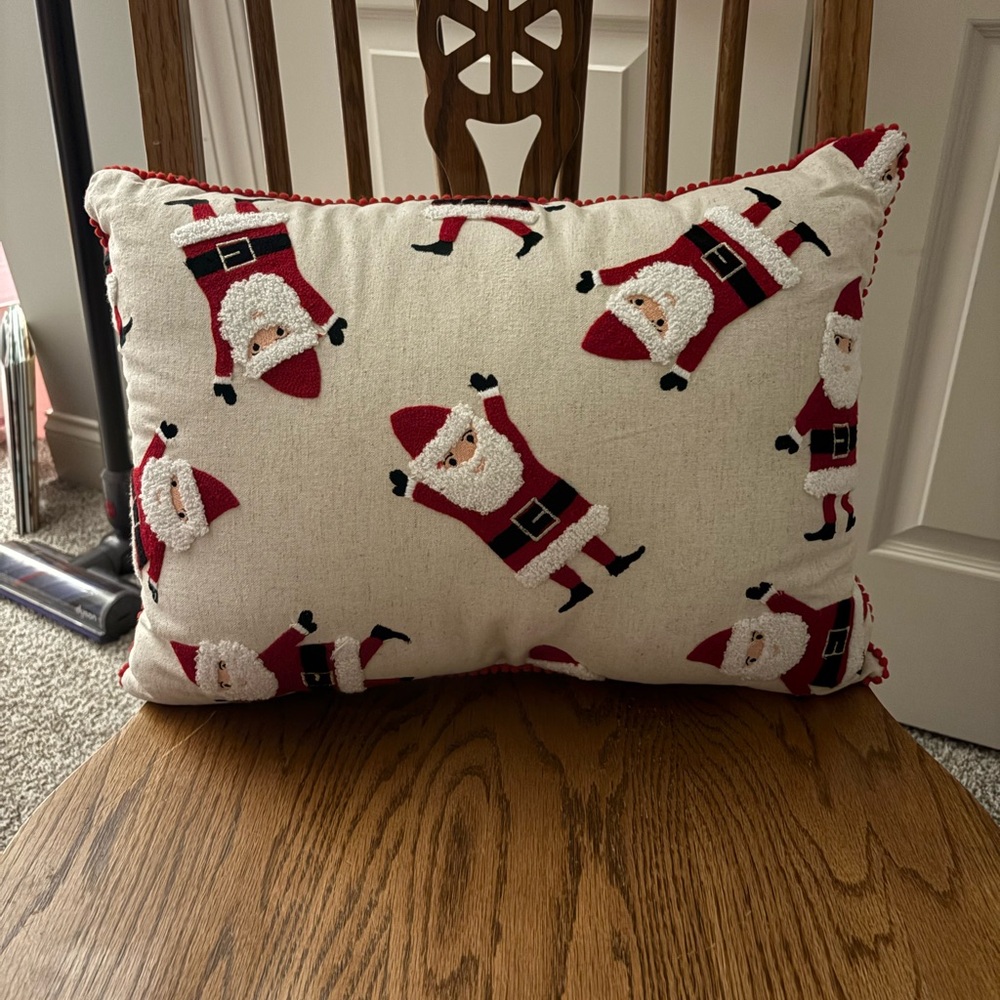 Christmas Santa Accent Pillow